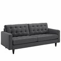 East End Imports Empress Upholstered Sofa- Gray EEI-1011-DOR